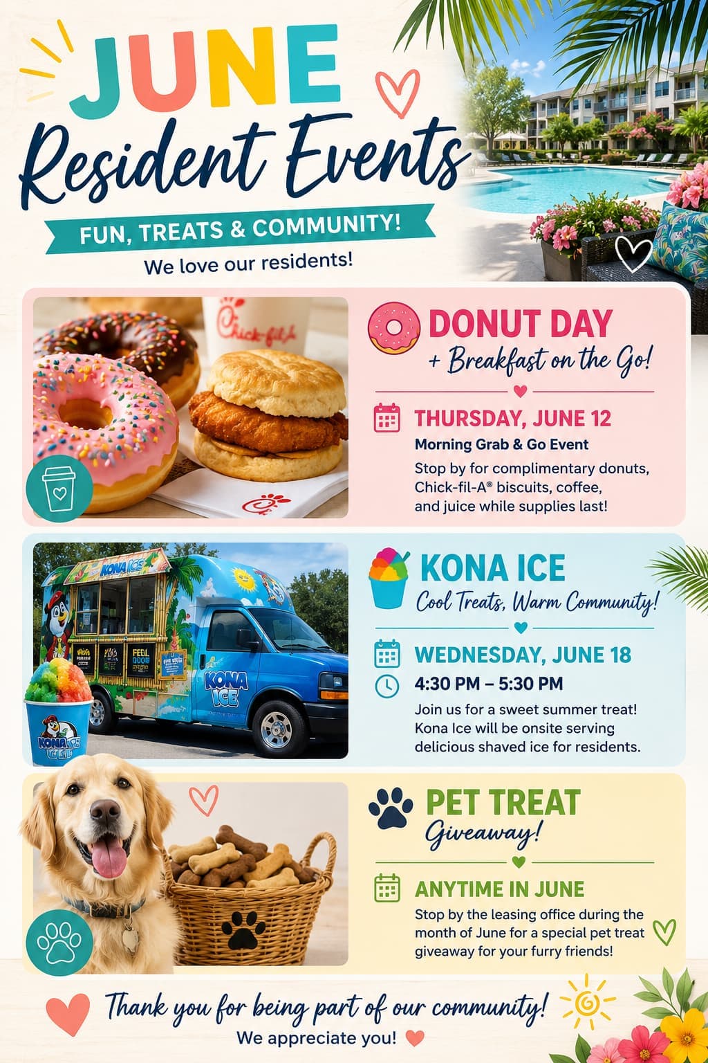 June Resident Events
